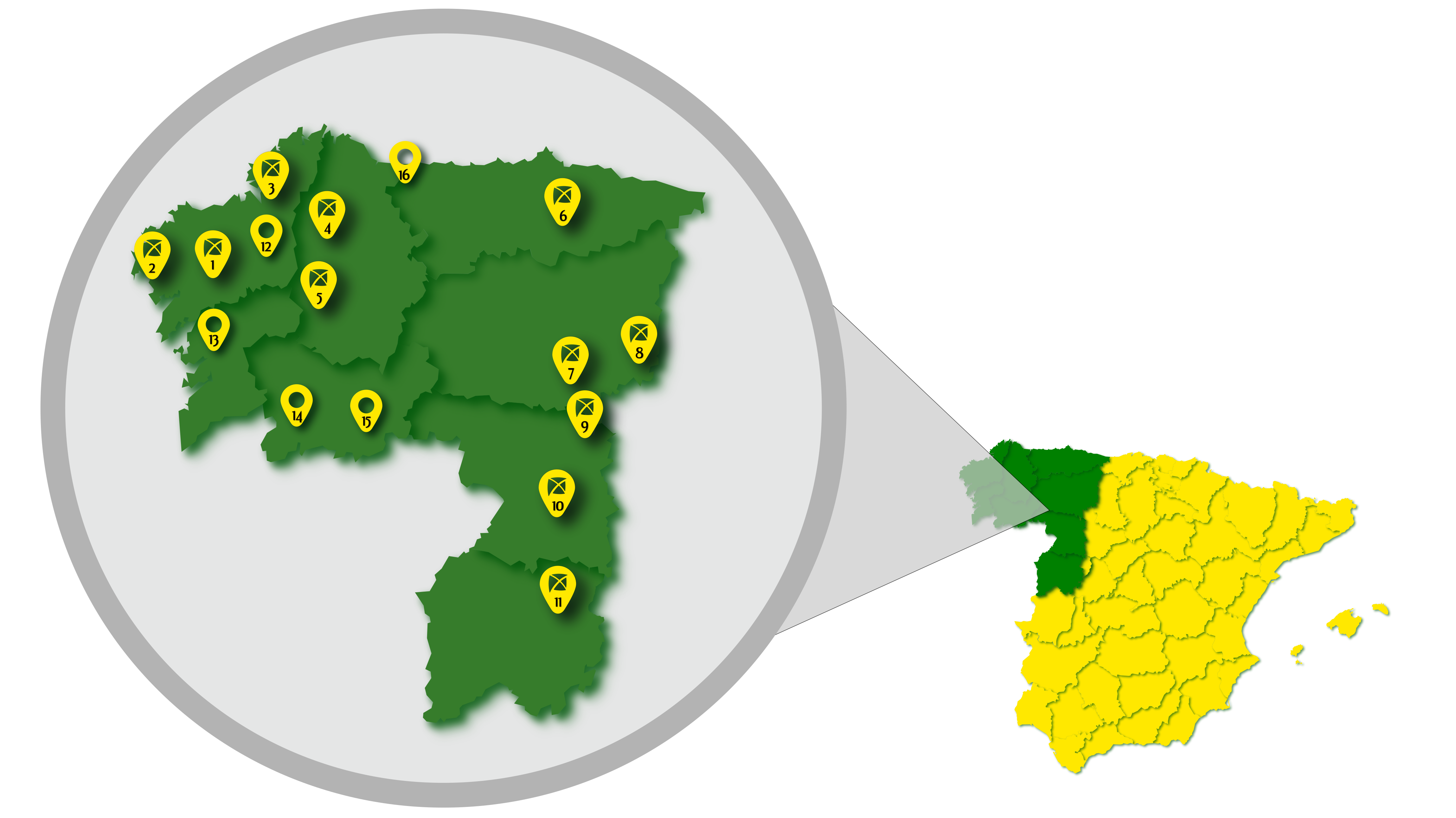 Área de influencia de Agrícola Noroeste