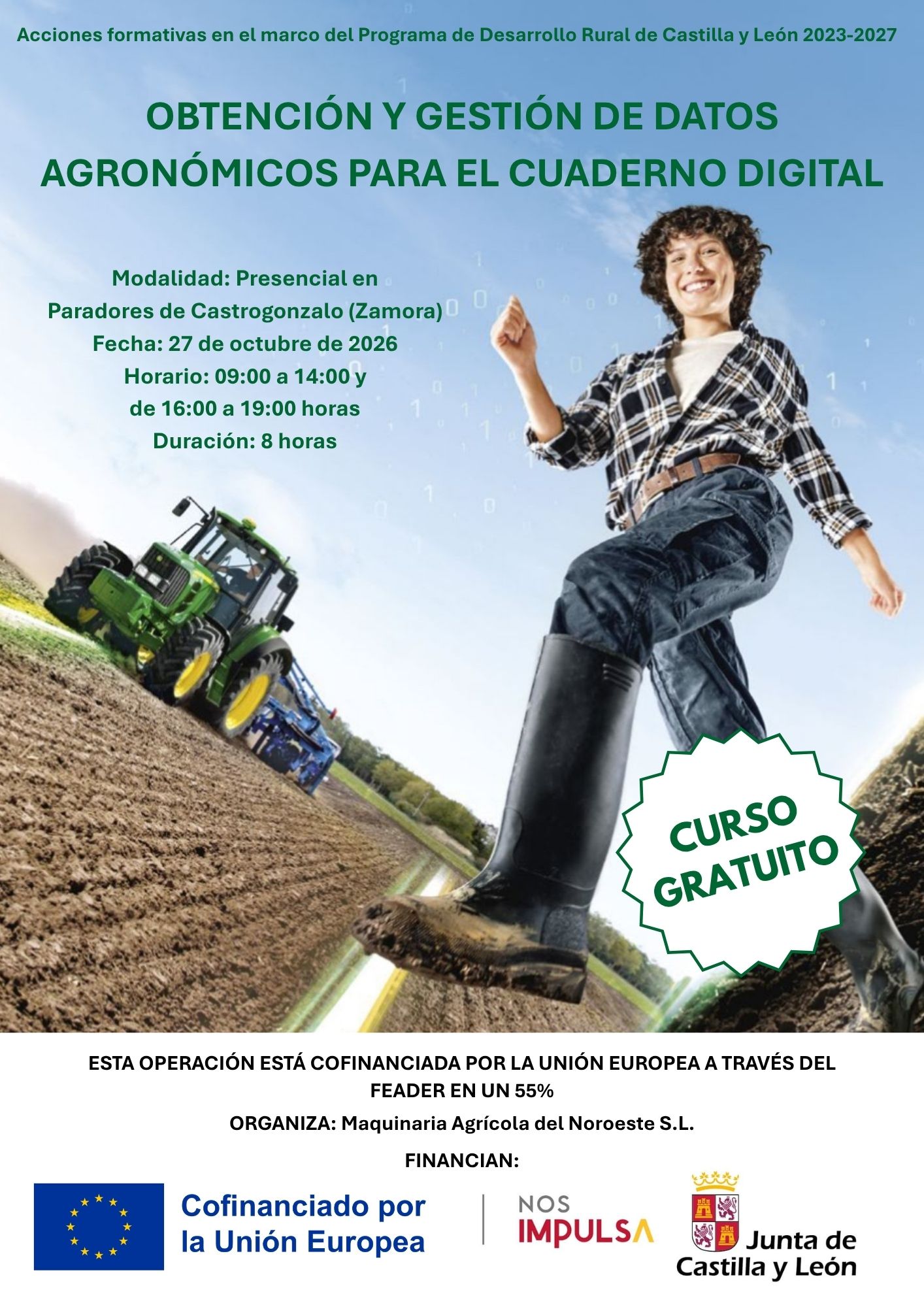 Imagen del artel para la web Curso Obtención Padadores de Castrogonzalo